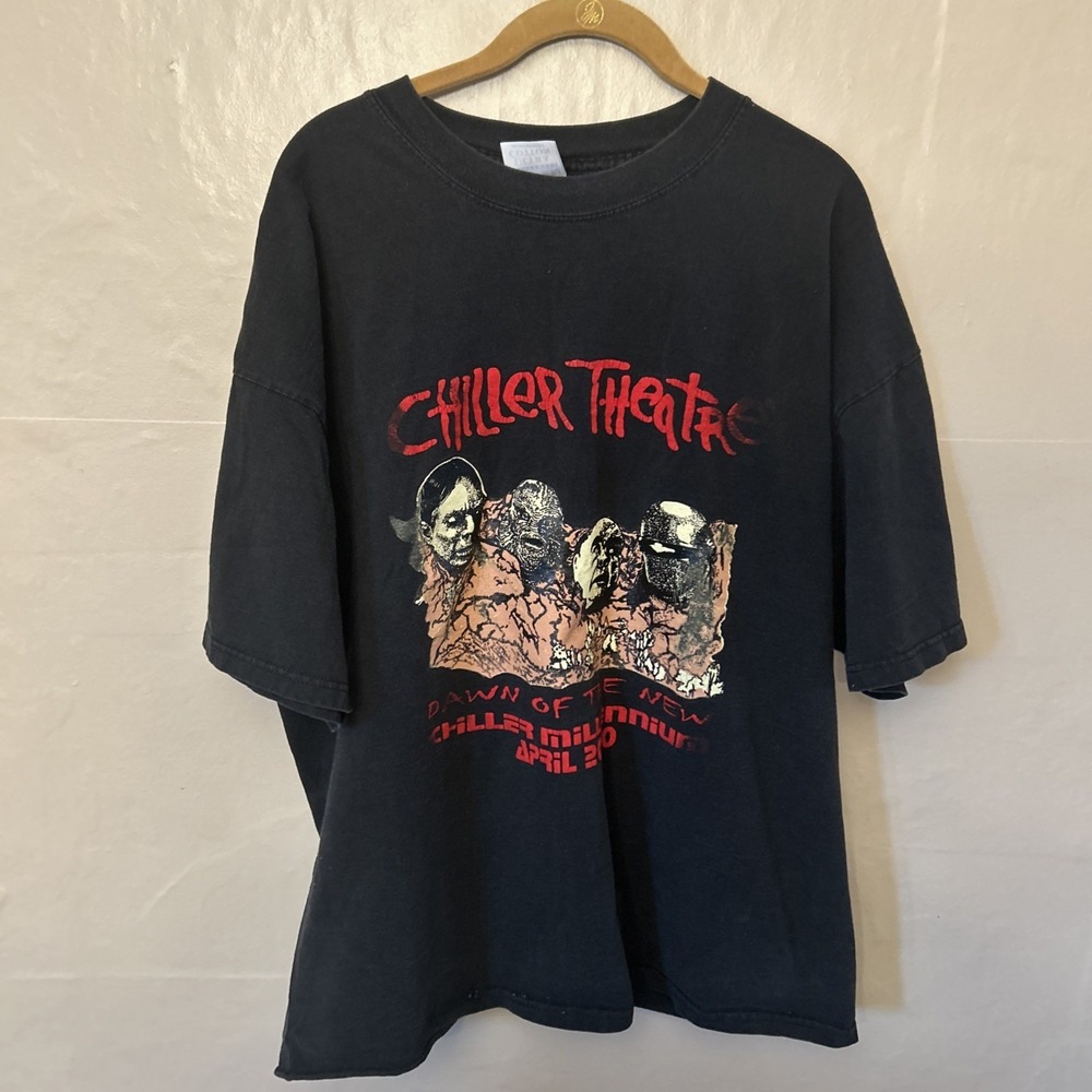Gildan 2XL Black Chiller T‎ Shirt Dawn Of The New April 2000